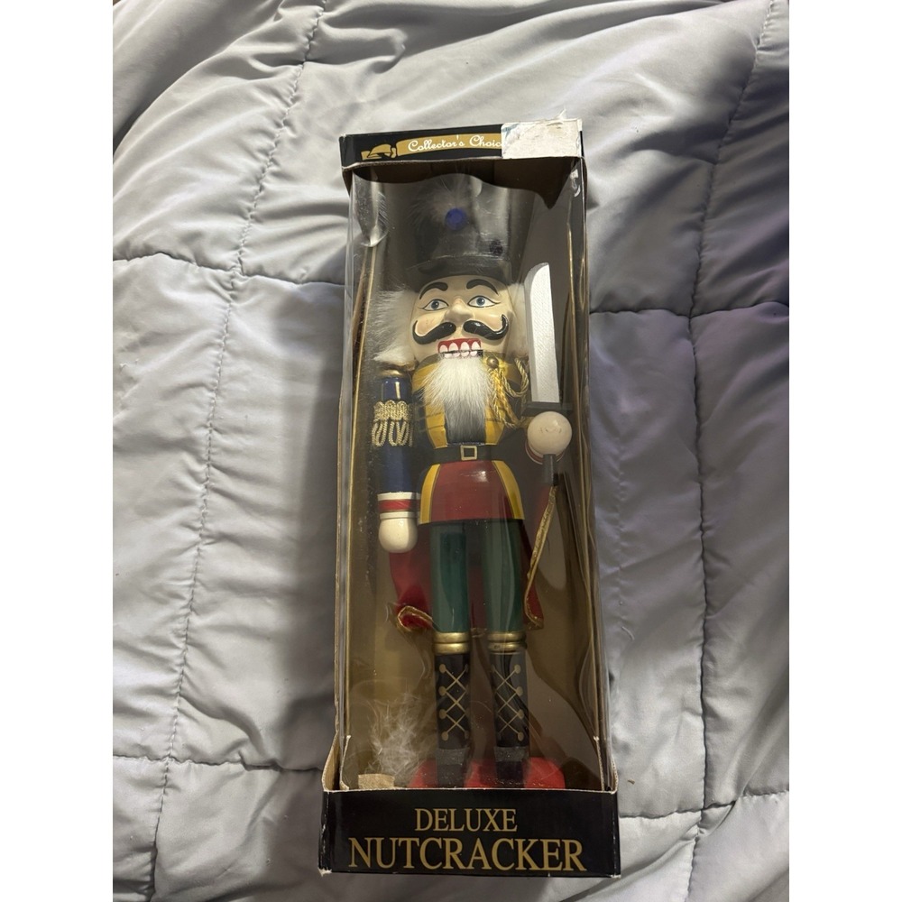 COLLECTOR'S CHOICE DELUXE‎ NUTCRACKER IN ORIGINAL BOX 16"
